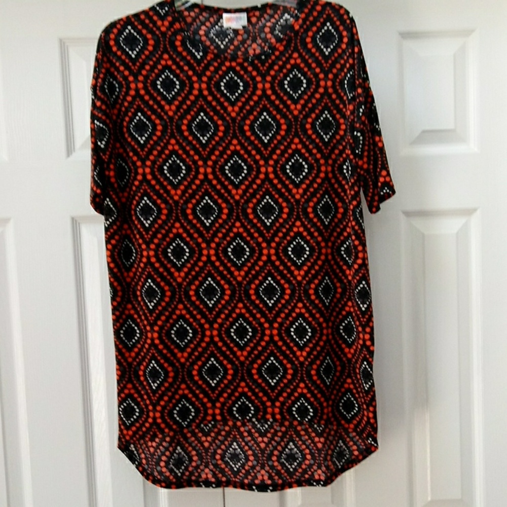 Lularoe Irma polka dot tunic top XXS